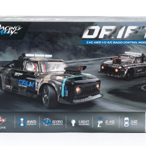 ماشین کنترلی دریفت HB Toys Racing Rally DRIFT مشکی با مقیاس 1:12، کنترل 2.4G و سیستم 4WD